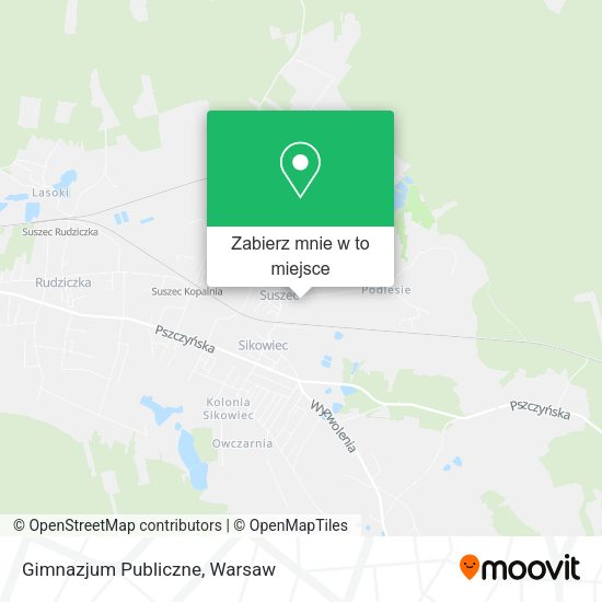 Mapa Gimnazjum Publiczne