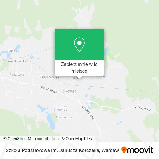 Mapa Szkoła Podstawowa im. Janusza Korczaka