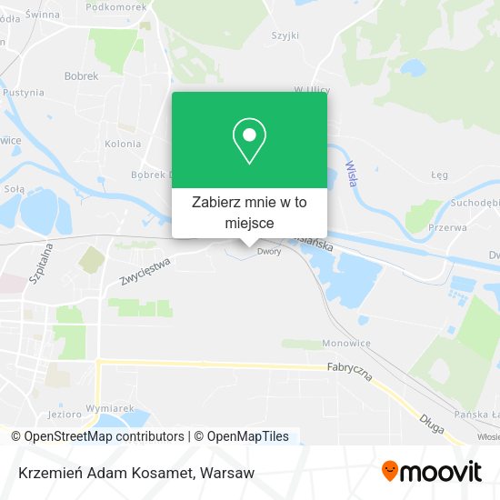 Mapa Krzemień Adam Kosamet