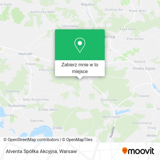 Mapa Alventa Spółka Akcyjna