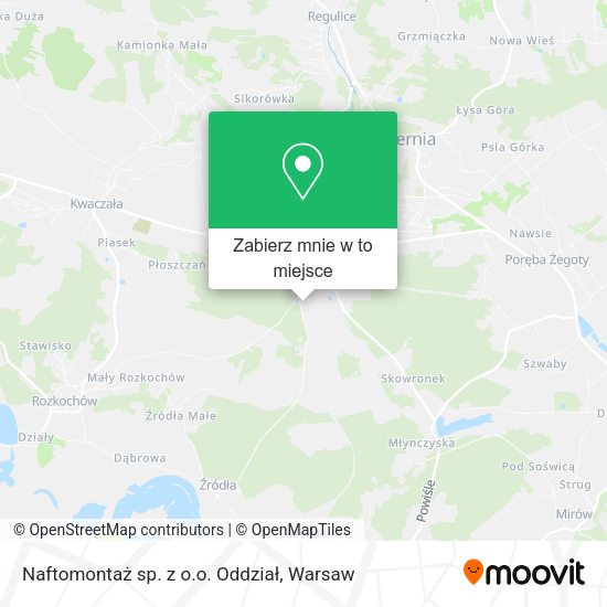 Mapa Naftomontaż sp. z o.o. Oddział