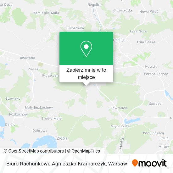 Mapa Biuro Rachunkowe Agnieszka Kramarczyk