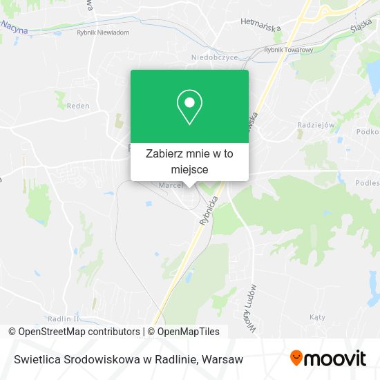 Mapa Swietlica Srodowiskowa w Radlinie