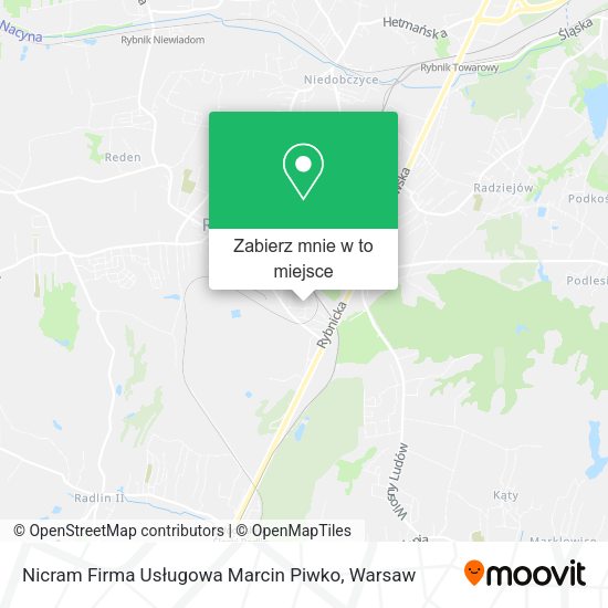 Mapa Nicram Firma Usługowa Marcin Piwko