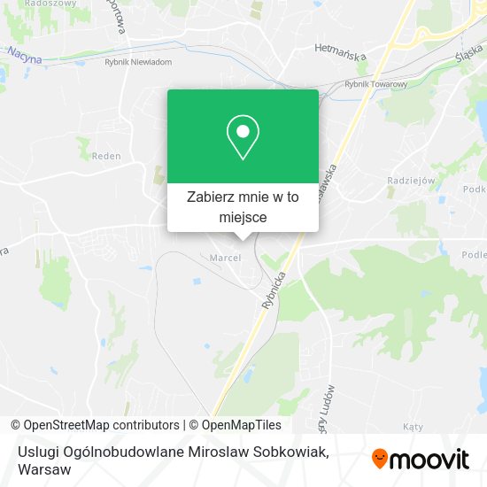 Mapa Uslugi Ogólnobudowlane Miroslaw Sobkowiak