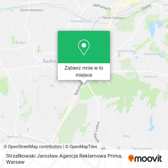 Mapa Strzałkowski Jarosław Agencja Reklamowa Prima