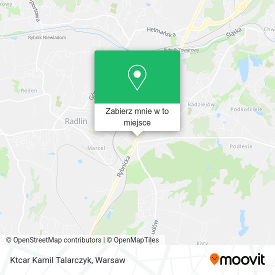 Mapa Ktcar Kamil Talarczyk