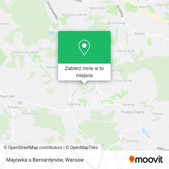 Mapa Majówka u Bernardynów