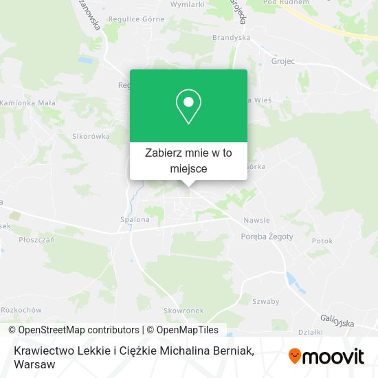 Mapa Krawiectwo Lekkie i Ciężkie Michalina Berniak