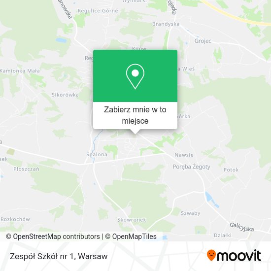 Mapa Zespół Szkół nr 1