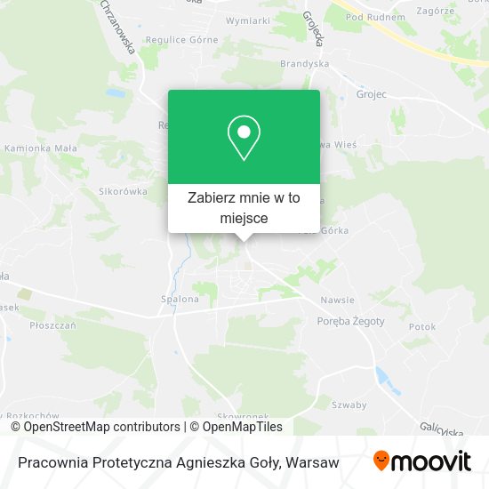 Mapa Pracownia Protetyczna Agnieszka Goły