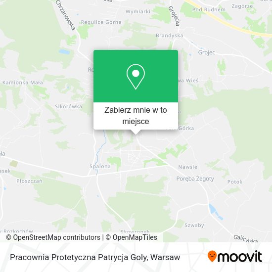 Mapa Pracownia Protetyczna Patrycja Goly