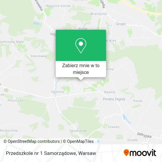 Mapa Przedszkole nr 1 Samorządowe