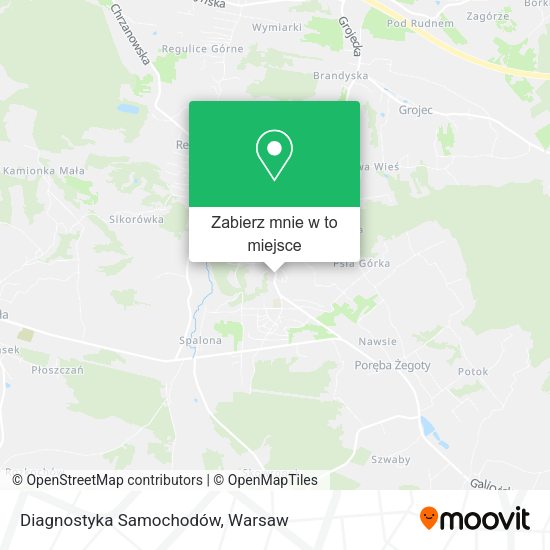 Mapa Diagnostyka Samochodów