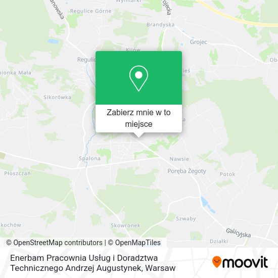 Mapa Enerbam Pracownia Usług i Doradztwa Technicznego Andrzej Augustynek