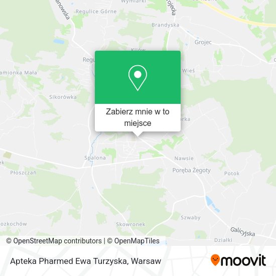 Mapa Apteka Pharmed Ewa Turzyska