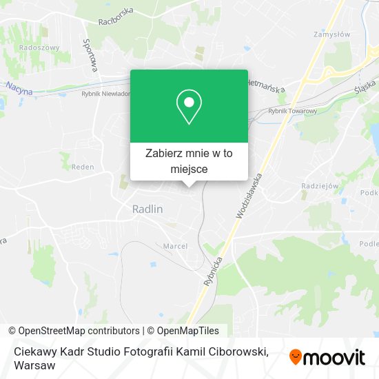 Mapa Ciekawy Kadr Studio Fotografii Kamil Ciborowski