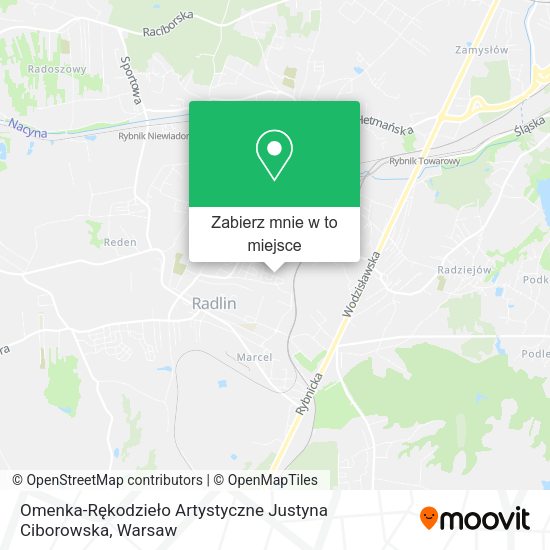 Mapa Omenka-Rękodzieło Artystyczne Justyna Ciborowska