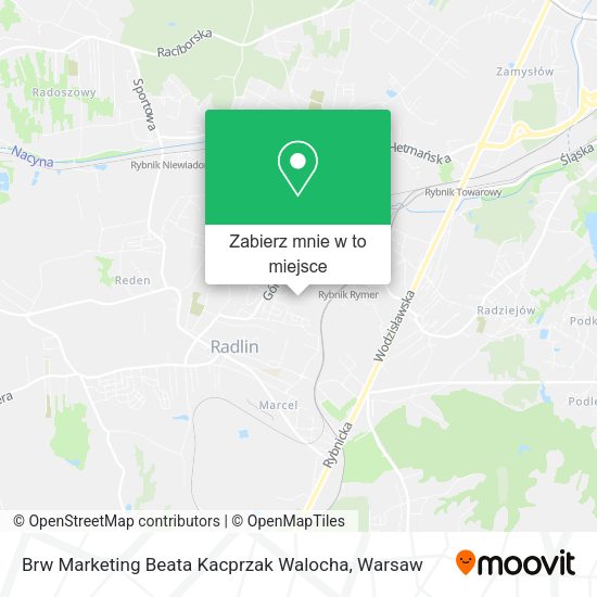 Mapa Brw Marketing Beata Kacprzak Walocha