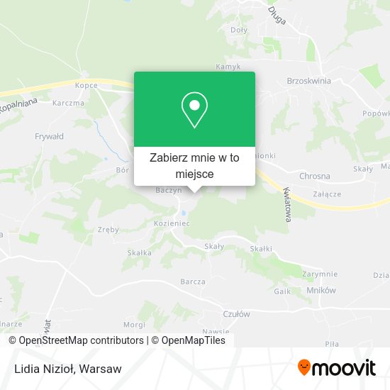 Mapa Lidia Nizioł