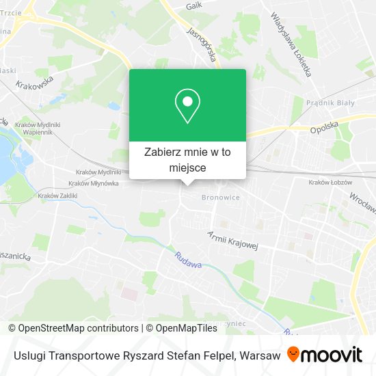 Mapa Uslugi Transportowe Ryszard Stefan Felpel