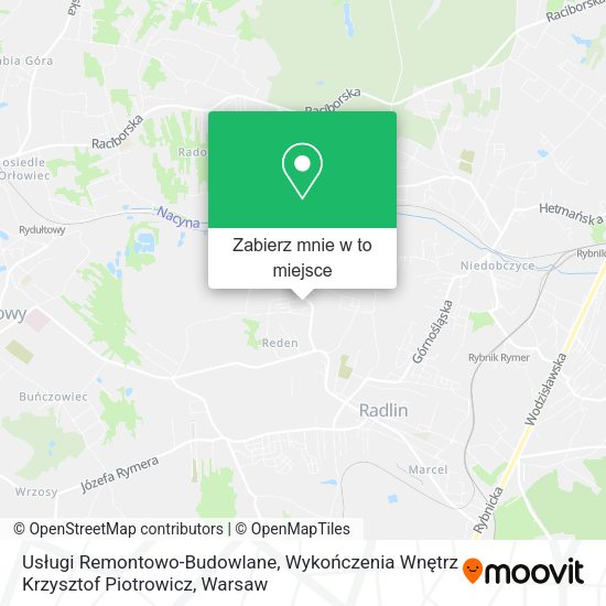 Mapa Usługi Remontowo-Budowlane, Wykończenia Wnętrz Krzysztof Piotrowicz