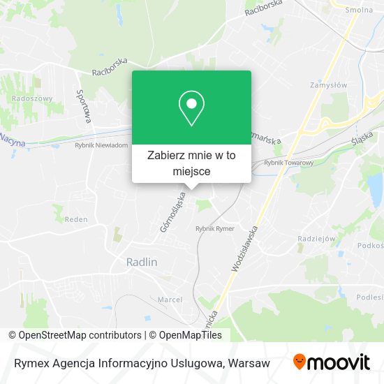 Mapa Rymex Agencja Informacyjno Uslugowa