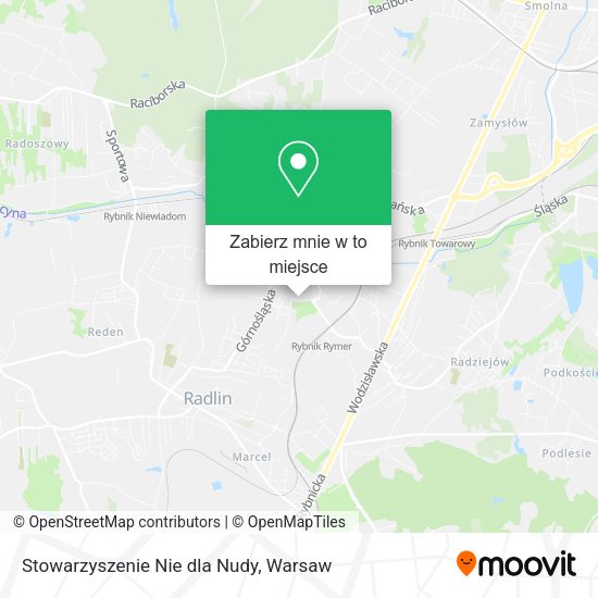 Mapa Stowarzyszenie Nie dla Nudy