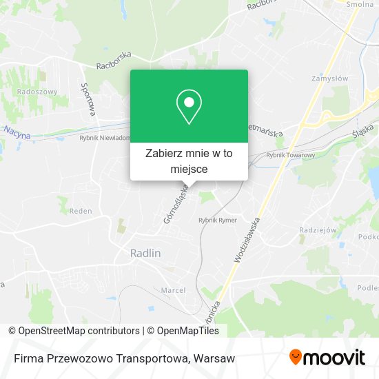 Mapa Firma Przewozowo Transportowa