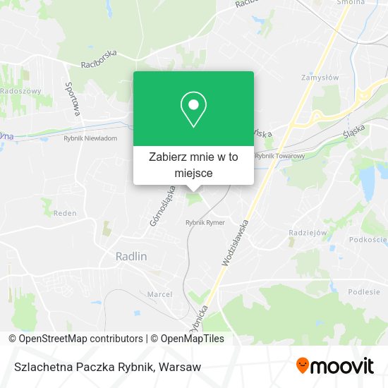 Mapa Szlachetna Paczka Rybnik