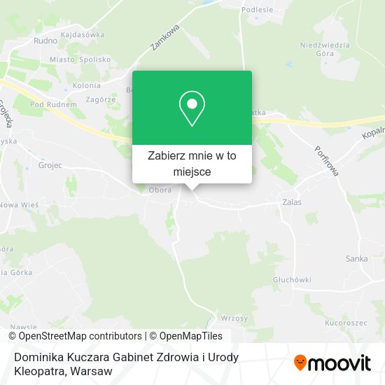 Mapa Dominika Kuczara Gabinet Zdrowia i Urody Kleopatra