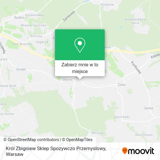 Mapa Król Zbigniew Sklep Spozywczo Przemyslowy