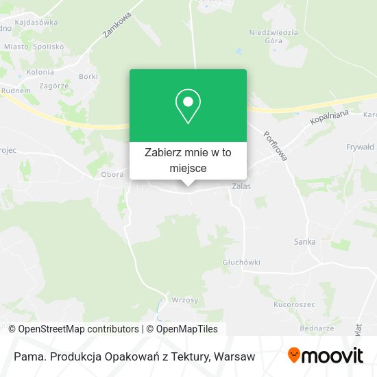 Mapa Pama. Produkcja Opakowań z Tektury