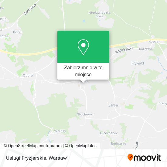 Mapa Uslugi Fryzjerskie