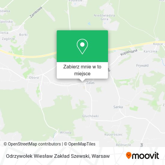 Mapa Odrzywołek Wiesław Zakład Szewski