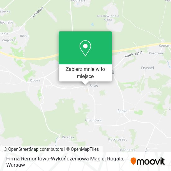 Mapa Firma Remontowo-Wykończeniowa Maciej Rogala