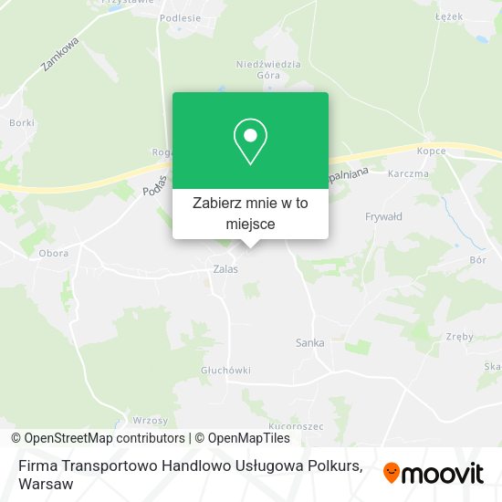 Mapa Firma Transportowo Handlowo Usługowa Polkurs