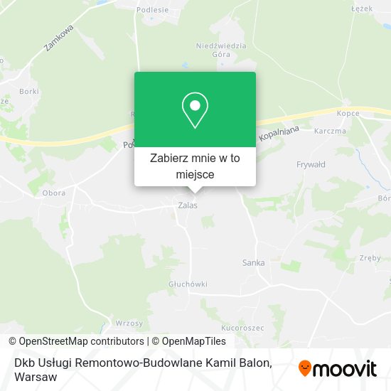 Mapa Dkb Usługi Remontowo-Budowlane Kamil Balon