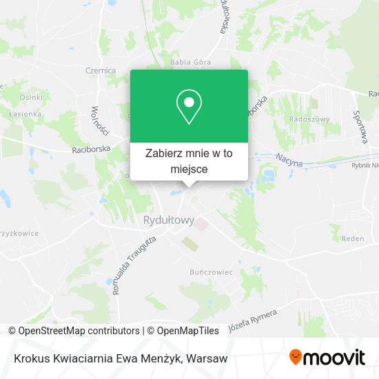 Mapa Krokus Kwiaciarnia Ewa Menżyk