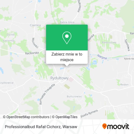 Mapa Professionalbud Rafał Cichorz