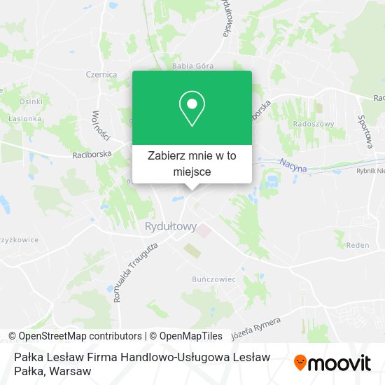 Mapa Pałka Lesław Firma Handlowo-Usługowa Lesław Pałka