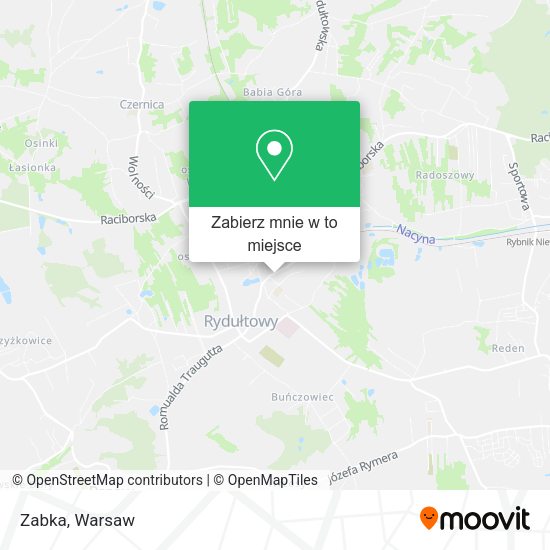 Mapa Zabka