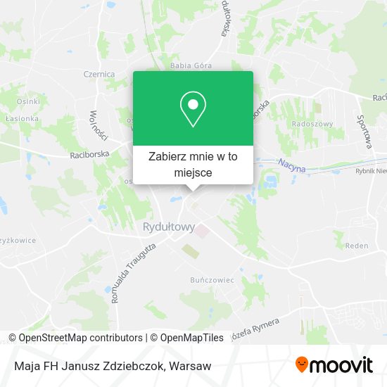 Mapa Maja FH Janusz Zdziebczok