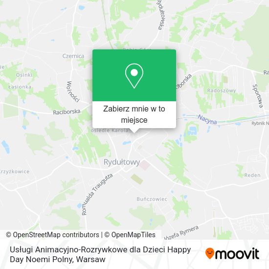 Mapa Usługi Animacyjno-Rozrywkowe dla Dzieci Happy Day Noemi Polny