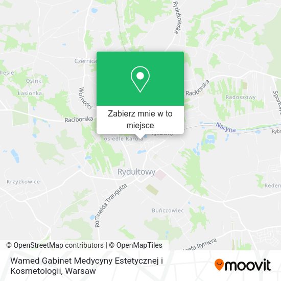 Mapa Wamed Gabinet Medycyny Estetycznej i Kosmetologii