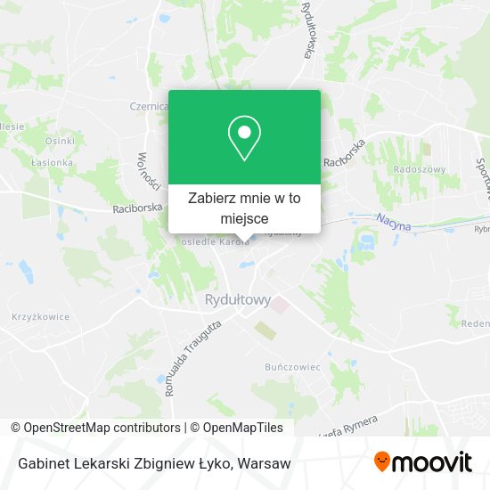 Mapa Gabinet Lekarski Zbigniew Łyko