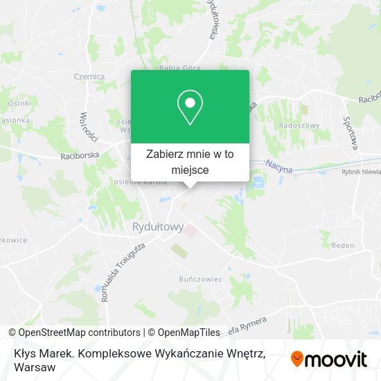 Mapa Kłys Marek. Kompleksowe Wykańczanie Wnętrz