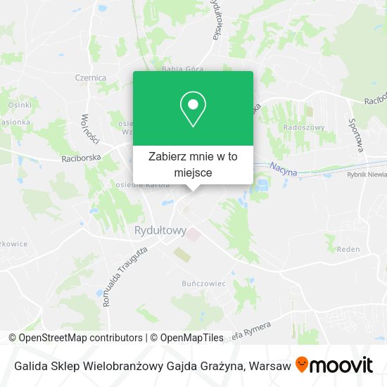 Mapa Galida Sklep Wielobranżowy Gajda Grażyna