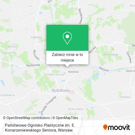 Mapa Państwowe Ognisko Plastyczne im. E. Konarzeniewskiego Seniora