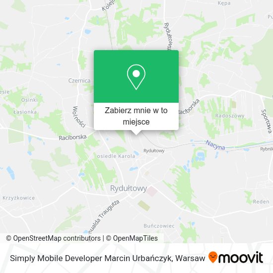 Mapa Simply Mobile Developer Marcin Urbańczyk